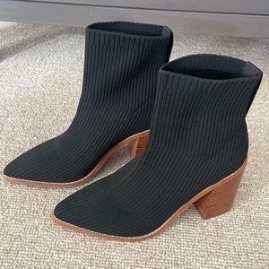 Steve by Steve Madden Black Booties